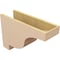 Ekena Millwork 8"W x 24"D x 16"H Classic Newport Rough Cedar Woodgrain TimberThane Corbel, Primed Tan CORUR08X24X16NEWRCPR - alternate 3